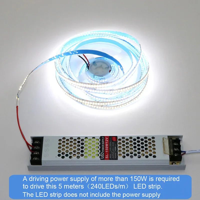 Dengsum SMD2835 LED Strip Flexible Cuttable DC12 To 24V