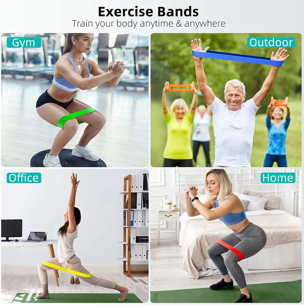 DUTRIEUX TPE Resistance Bands Set Rubber Loop For Training
