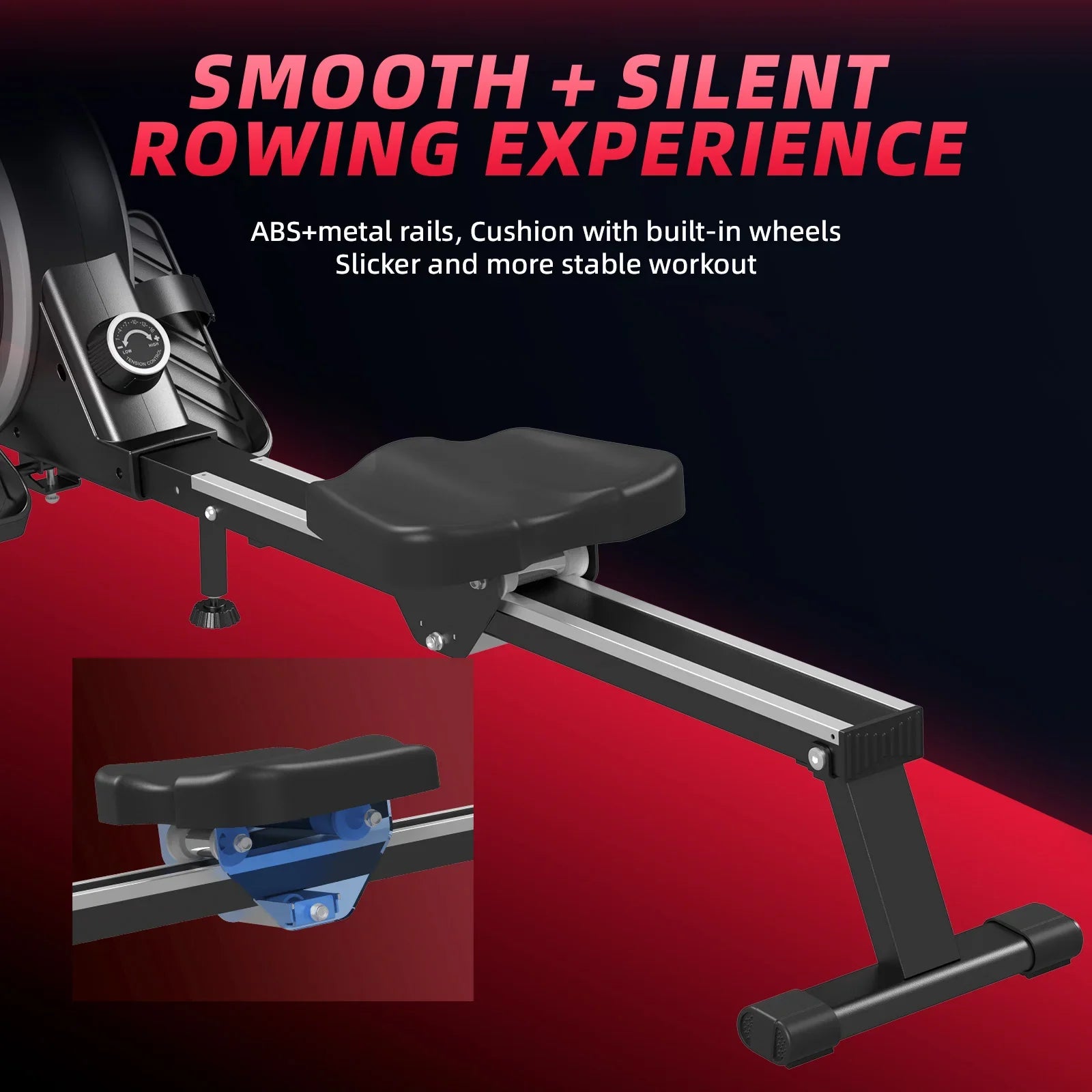 Botifly Magnetic Rowing Machine for Home Gym with Quiet Operation