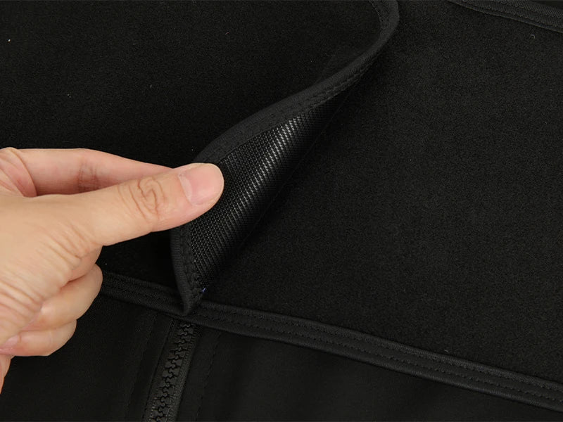 Men Body Shaper Sauna Sweat Vest Workout Tank Top Abdomen Reducer Waist Trainer Belly Slimming Shapewear with Zipper Weight Loss