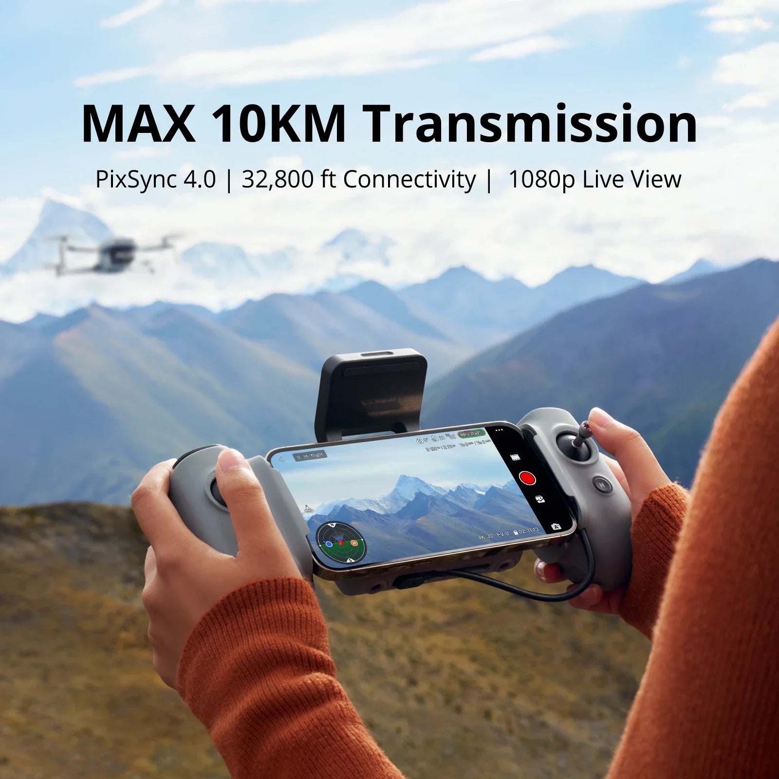 Potensic Atom 2 Drone With 4K HDR AI Tracking Gimbal