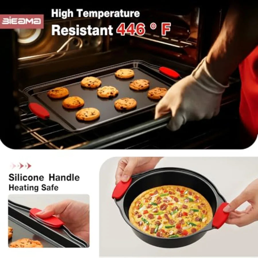 13 Piece Nonstick Bakeware Set Carbon Steel Bake Pans