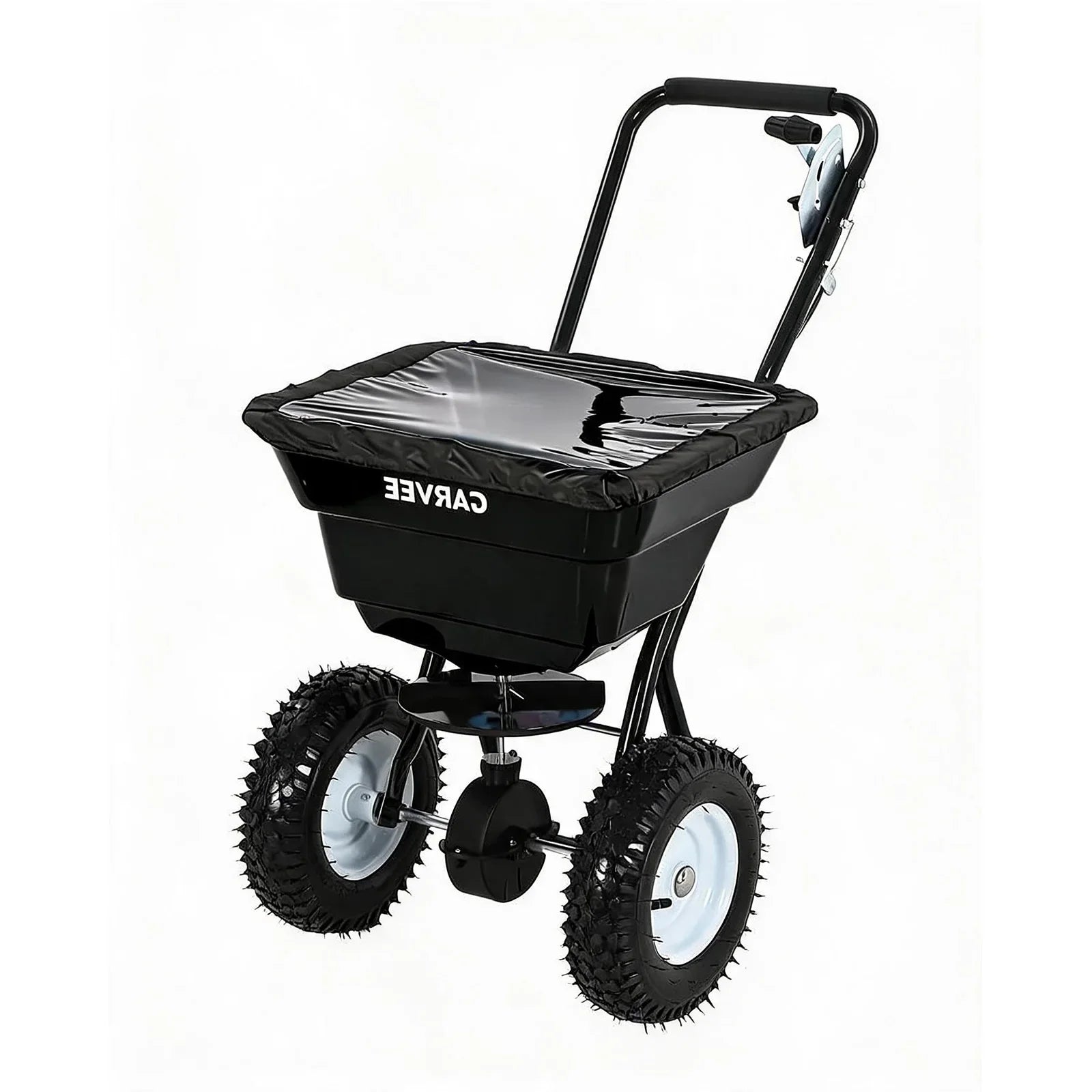 HiMISS Heavy Duty 80Lb Lawn Spreader Walk Behind Broadcast Spreader