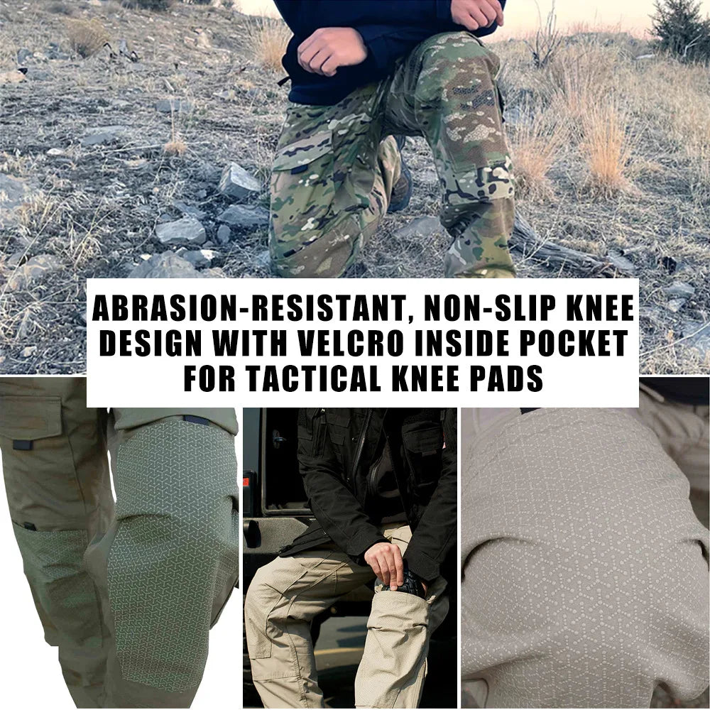 Field Combat Tactical Pants Men's Multi-pocket Multicam Camouflage Training Work Trousers Outdoor Hunting Hiking Cargo Pants