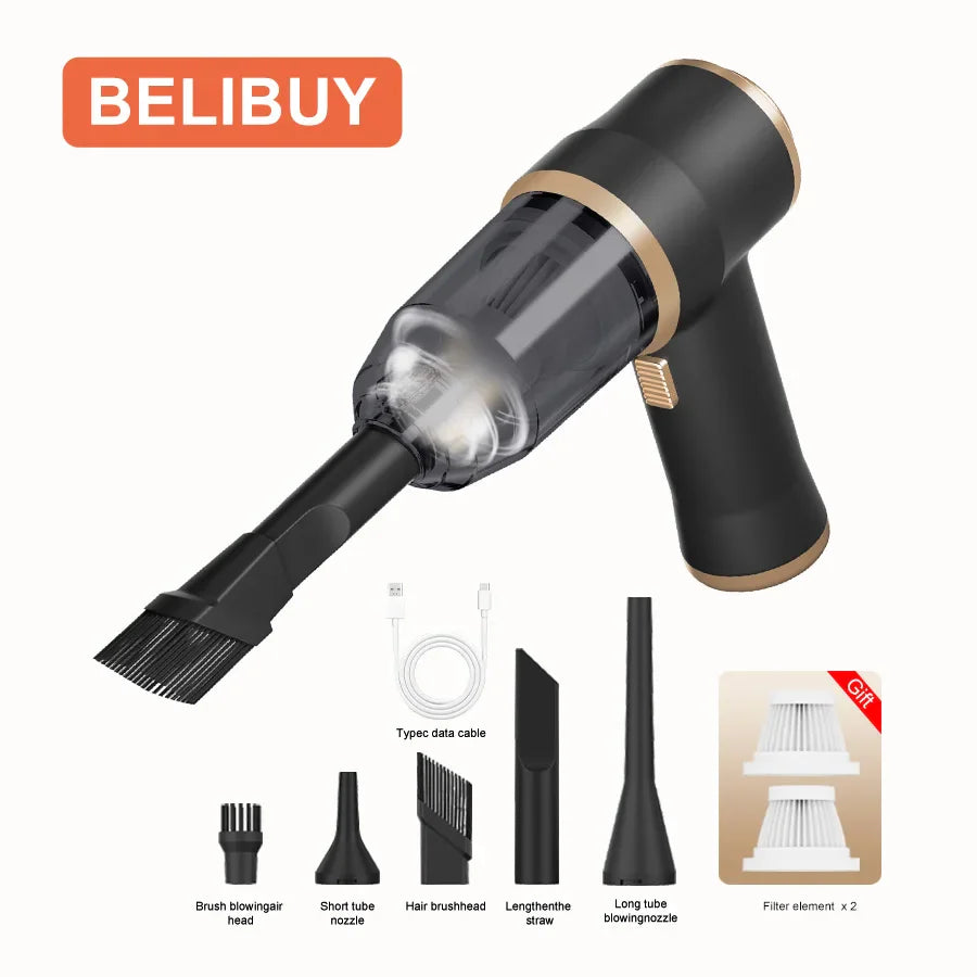 Wireless Car Vacuum Cleaner Portable High Power Cleaning Machine