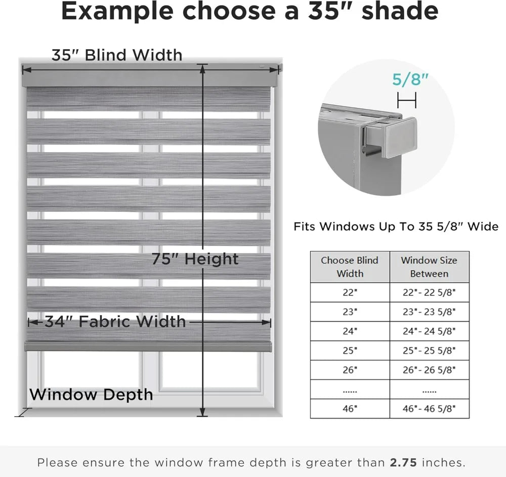 Zebra Blinds Cordless Day And Night Roller Shades For Privacy