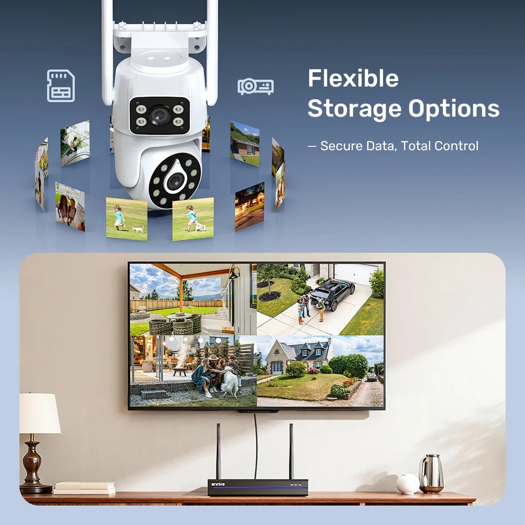ANNKE 4MP WiFi Dual Lens Security System With 16CH NVR