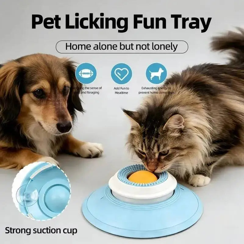 Interactive Lick Tray Slow Feeder Toy For Dogs And Cats