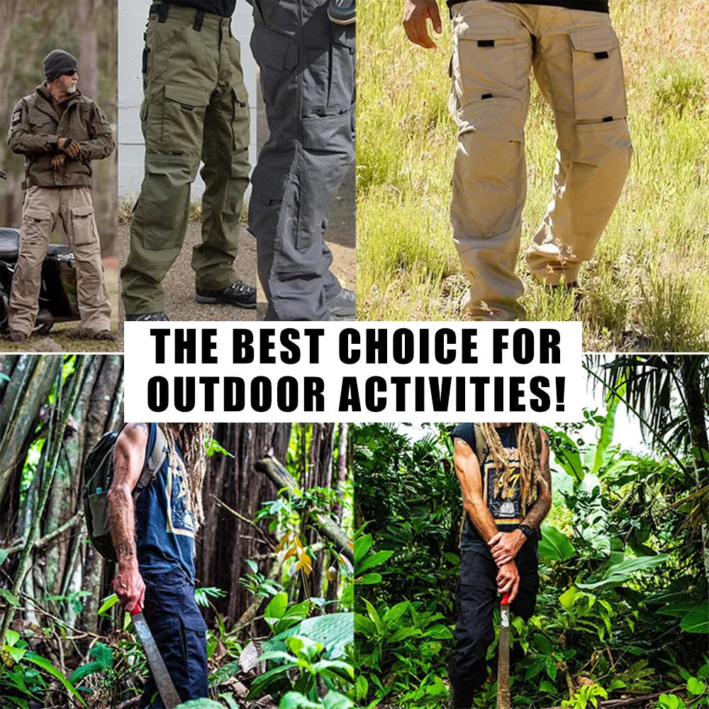 Field Combat Tactical Pants Men's Multi-pocket Multicam Camouflage Training Work Trousers Outdoor Hunting Hiking Cargo Pants