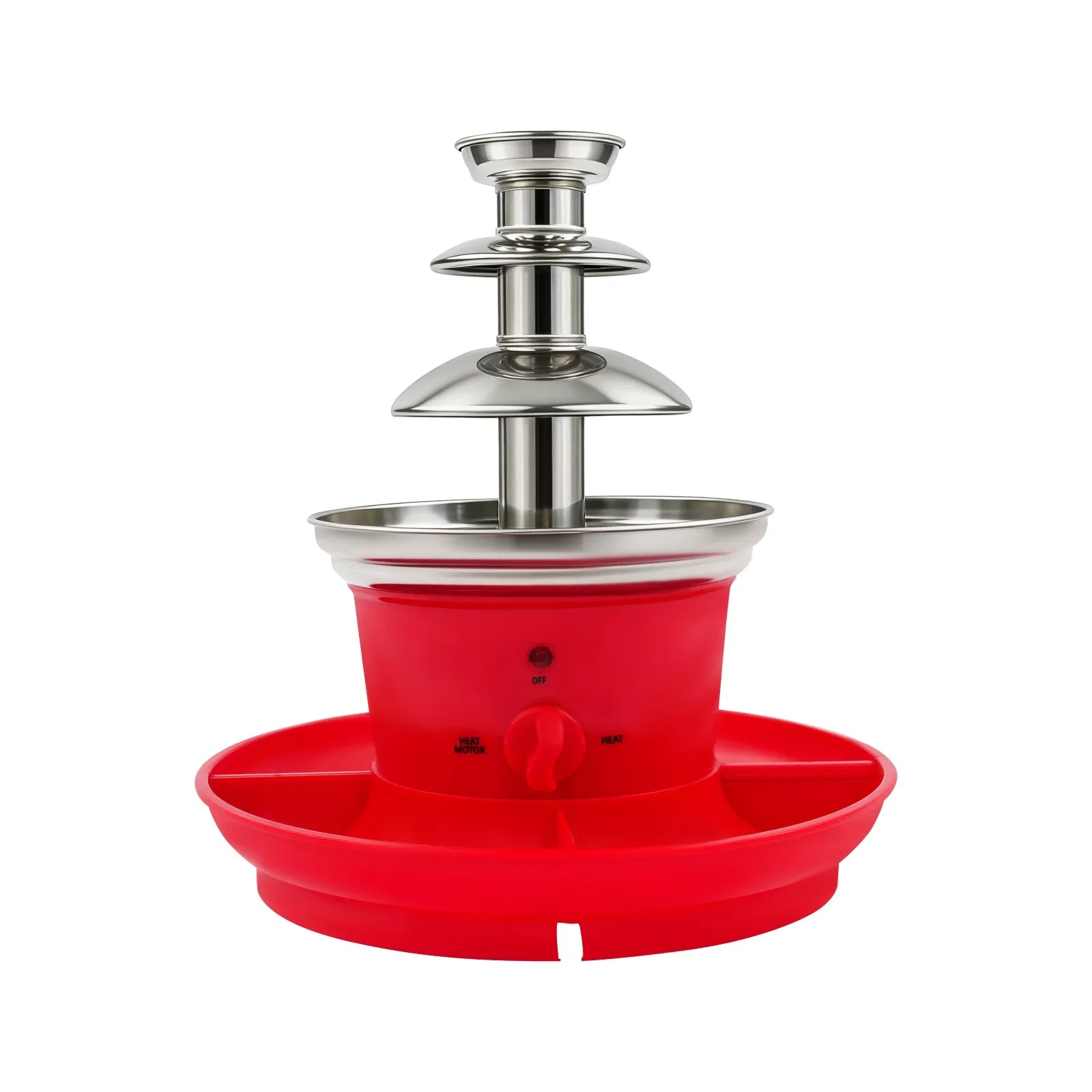 Chocolate Fondue Fountain 40W Stainless Steel 3 Tier