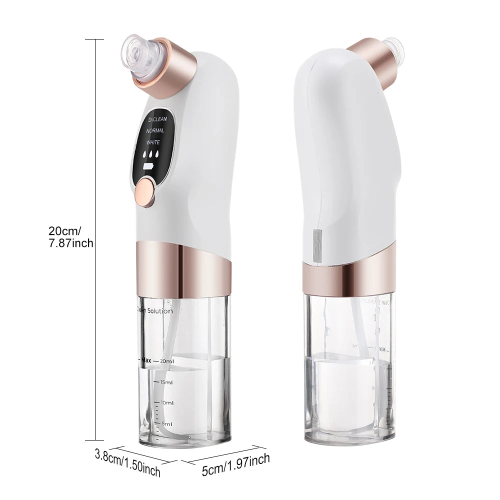 Blackhead Remover Pore Vacuum Face Cleaner Electric Pimple Acne Black Head Removal USB Rechargeable Water Cycle Black Dot Remove