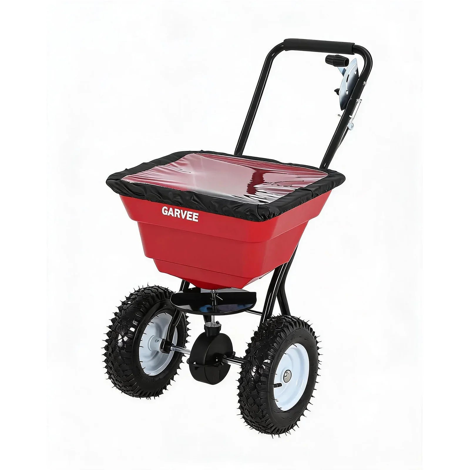 HiMISS Heavy Duty 80Lb Lawn Spreader Walk Behind Broadcast Spreader
