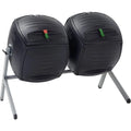 Ticify 60072 Dual Compost Tumbler For Backyard Garden Composting