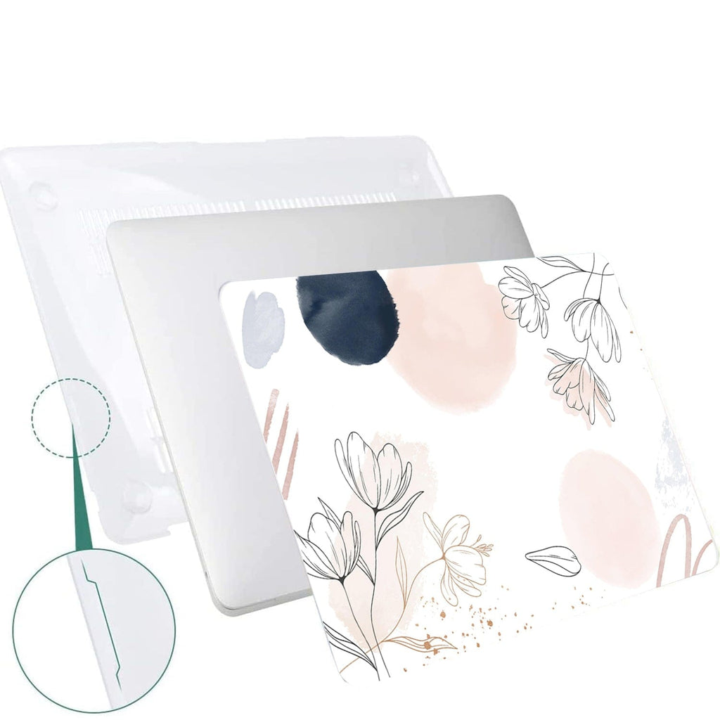 MacBook Air Case 13-inch - Watercolor Floral Design
