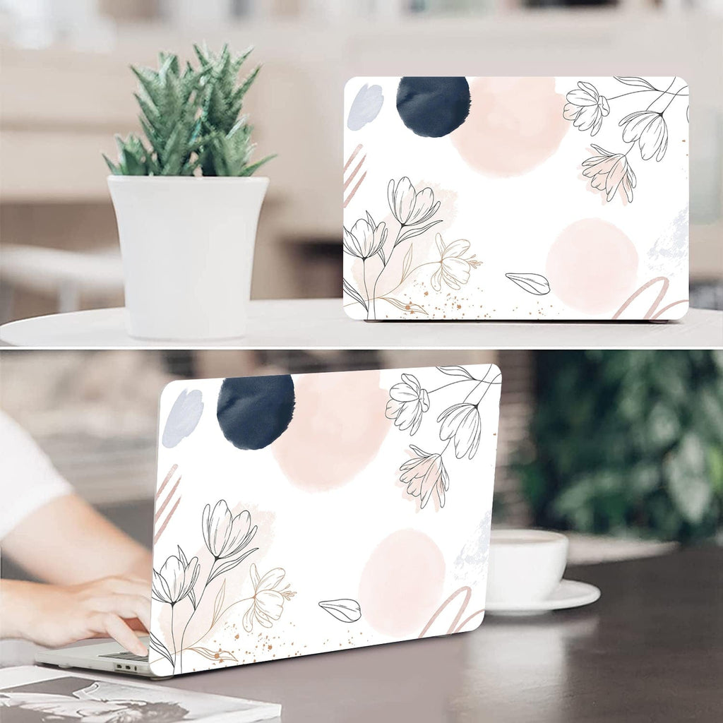 MacBook Air 13.6-inch (M2-M5) Case - Watercolor Floral Design