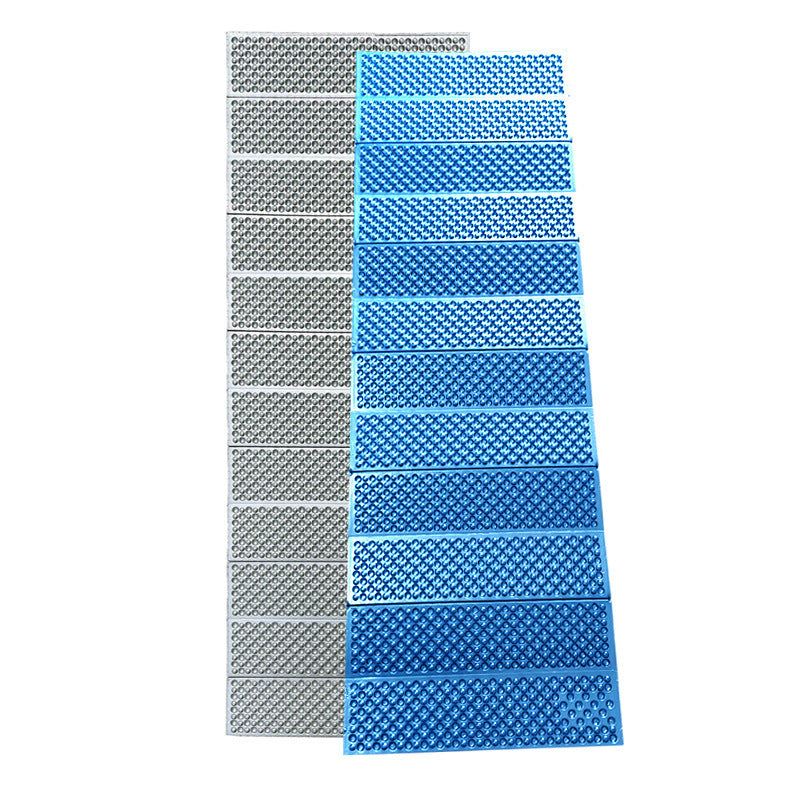 Thicken Egg Mattress. Foldable Camping Pad with Aluminum Membrane for Moisture-Proof. IXPE Foam Pad