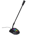 New desktop RGB luminous condenser microphone live broadcast shouting microphone gaming microphone