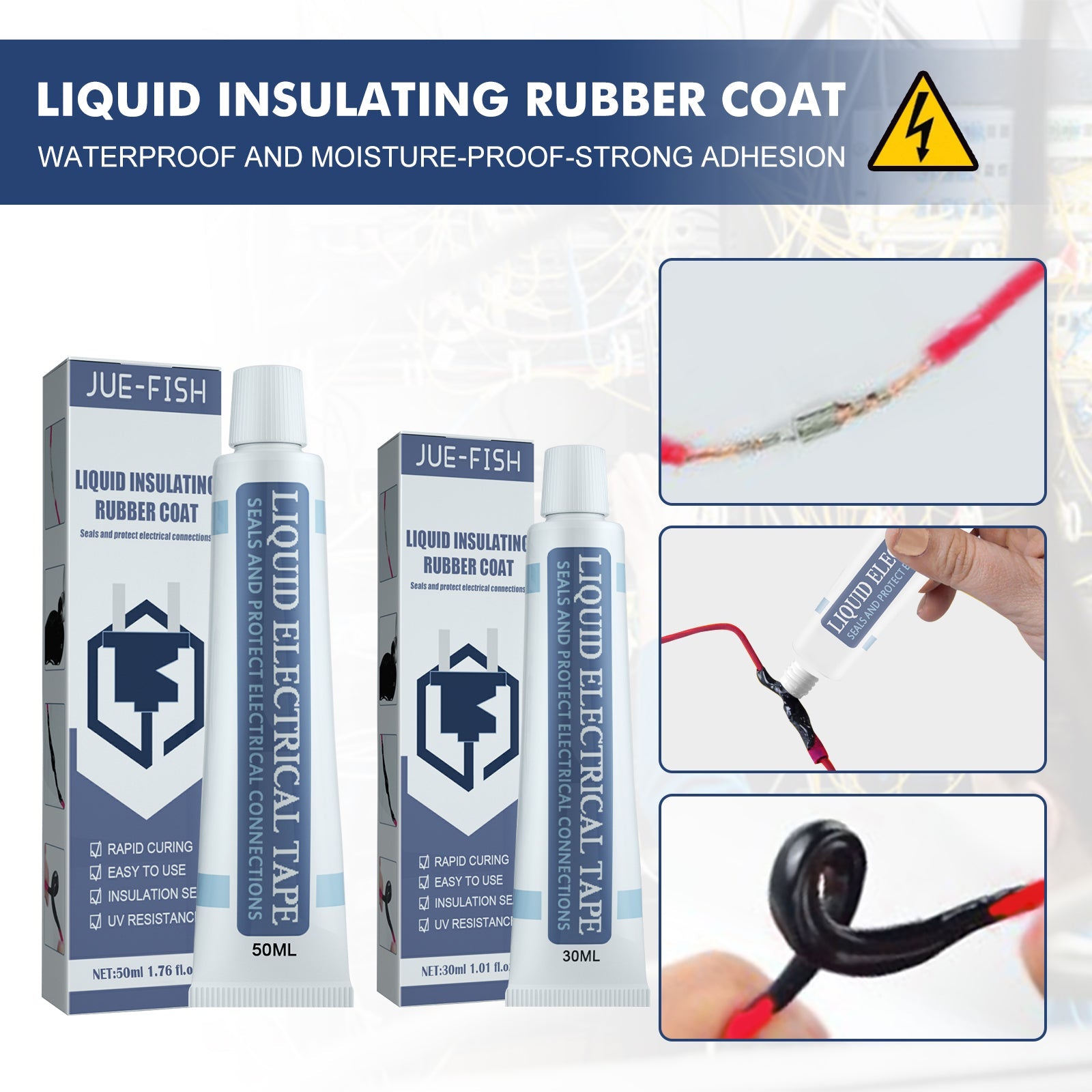 Liquid Insulation Tape Lithium Battery Sealant Circuit Board Waterproof Adhesive Flame Retardant High Temperature Resistance