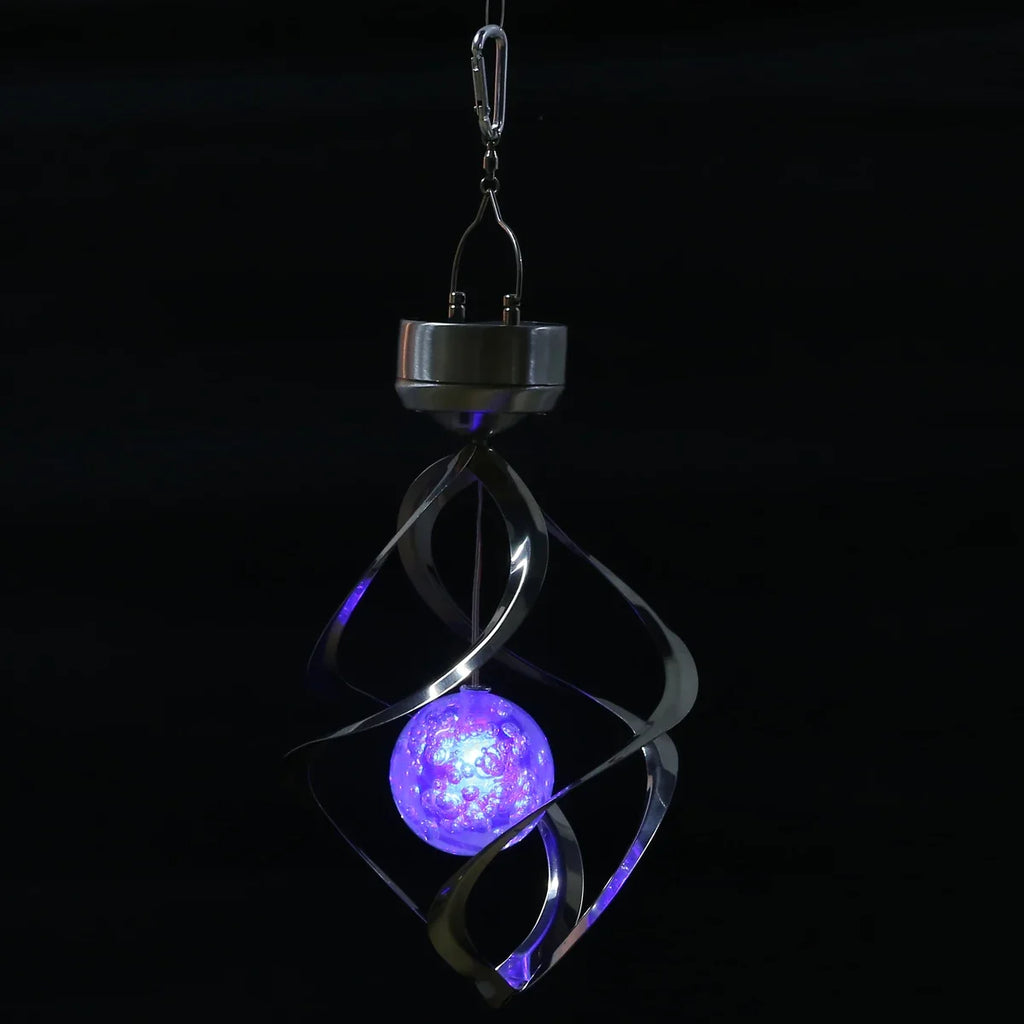 Led Color Changing Solar Wind Chime Light