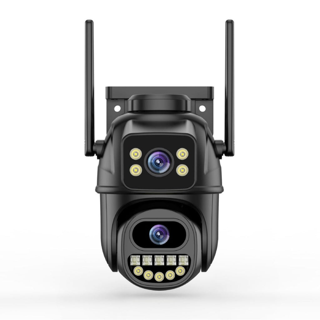 Dual screen wireless 360 degree mobile remote outdoor WiFi camera monitoring