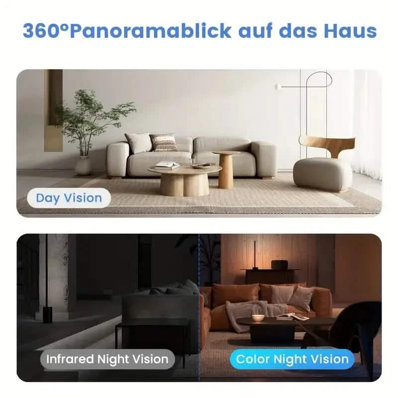 1080P Smart Indoor WiFi Camera | Two-Way Audio & Video Call + Night Vision