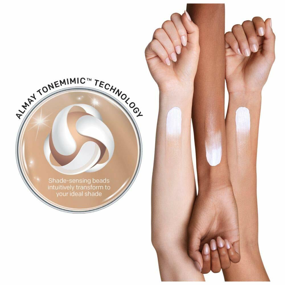 Almay Smart Shade Foundation 1oz 500 Deep Like Me Natural Finish SPF 15
