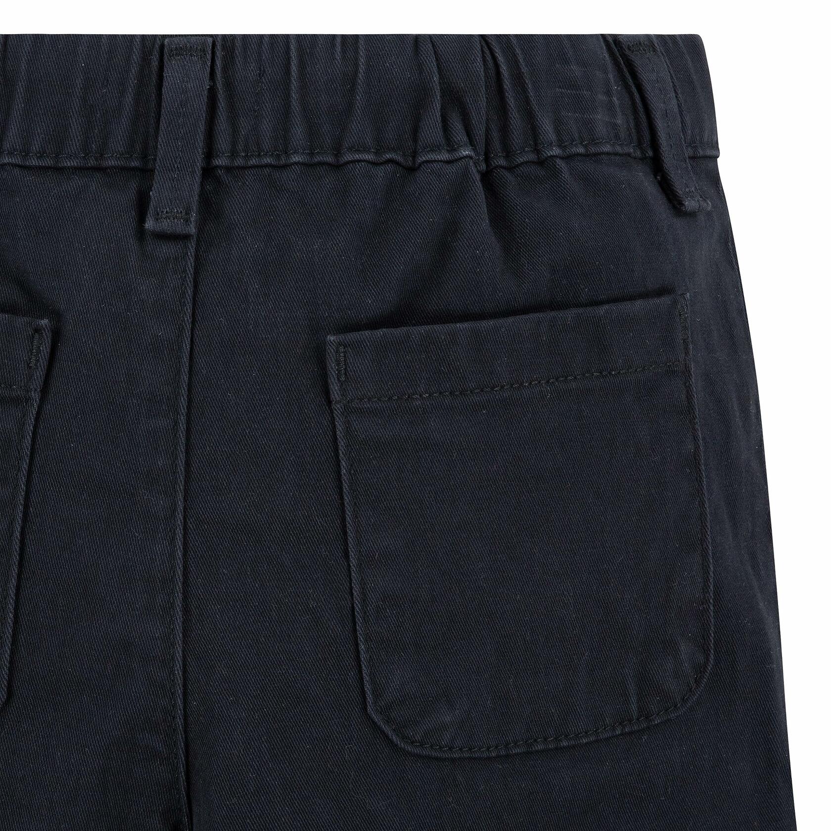 Levi Strauss Signature Girls Uniform Shorts Jet Black Size M
