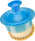 HiYZ Sandwich Cutter and Sealer Crustless Sandwich Maker Translucent Blue