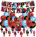 Descendants Party Supplies Birthday Decor Banner Cake & Cupcake Toppers