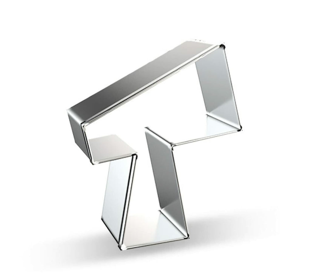 WJSYSHOP Telescope Shape Cookie Cutter Stainless Steel Silver Small