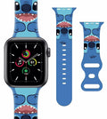 GSDUGYBG Silicone Watch Band Waterproof Sports Replacement Blue Size 42mm