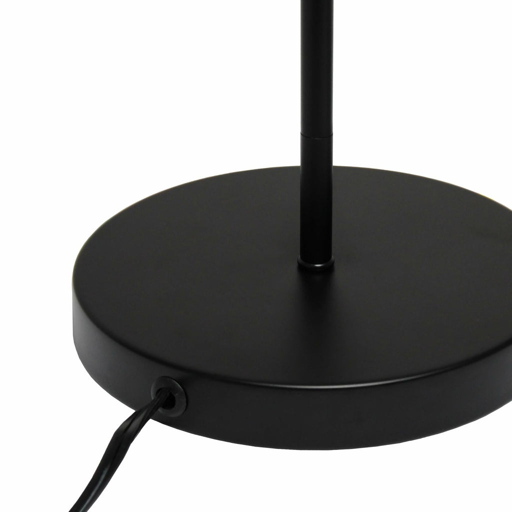 Simple Designs LT1237-BLK 24" Cosmic Glow Orb Table Lamp Black Brass