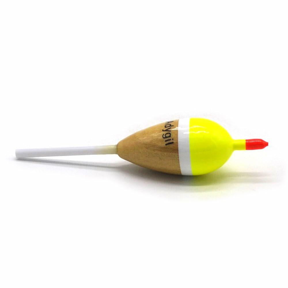 Dimatteo Slip Sticks Floats 6 pcs Oval 1.1/8"-3/4", Pencil 3/8", Cylinder 1/2"