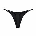 Topvee Women’s Cotton Thongs Panties Soft Stretchy Seamless G-String White S